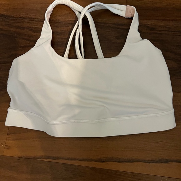 Lululemon White Sports Bra - Picture 1 of 3
